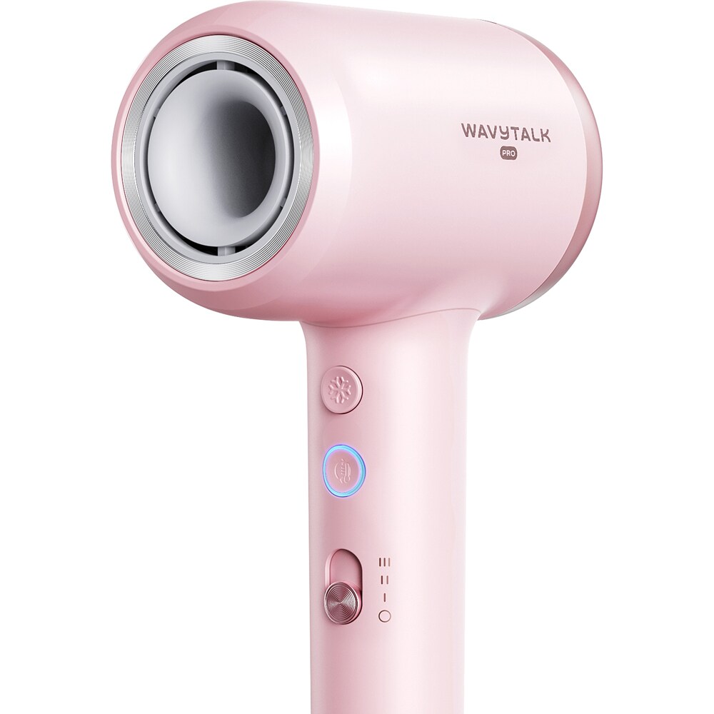 Uscator de par WAVYTALK Turblow Pro D10, 1600W, 3 viteze, roz
