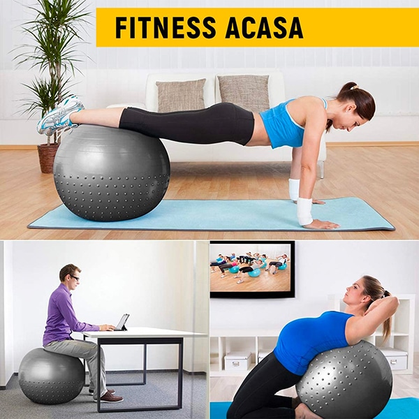 Minge gimnastica PROGRESSIVE GYM-BALL-65, 65 cm, verde