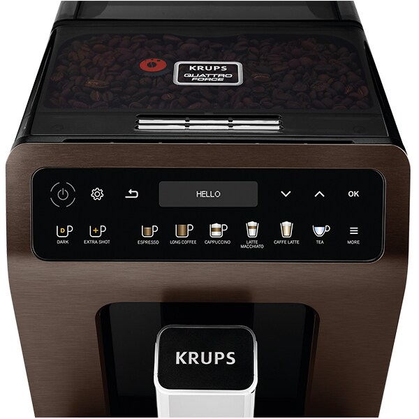 Espressor KRUPS Evidence EA894910, 2.3l, 1450W, maro