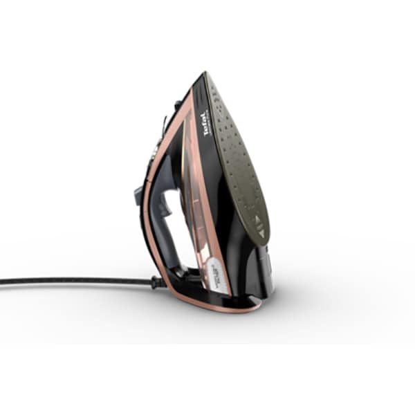Fier de calcat TEFAL Ultimate Pure FV9845E0, 3200W, 260g/min, 350ml, talpa Durilium AirGlide, maro-negru 