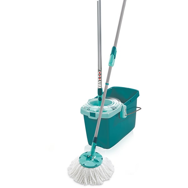 Set curatenie mop rotativ rotund LEIFHEIT Clean Twist System 52019, turcoaz
