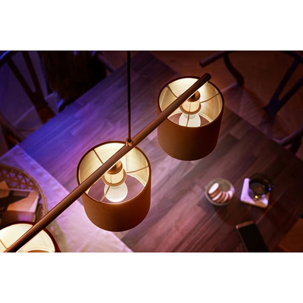Bec LED Smart PHILIPS Hue 8719514356696, E14, 5.7W, 470lm, lumina calda 