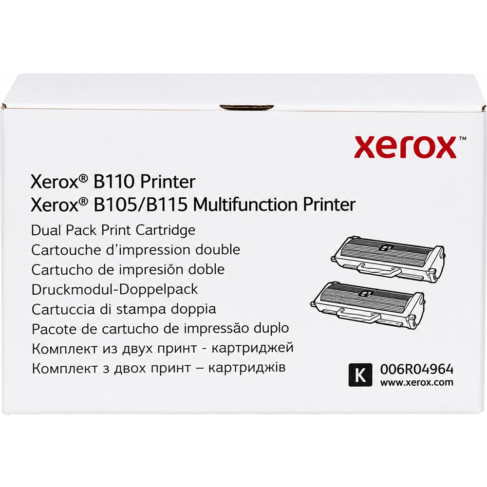Toner original Dual Pack XEROX 006R04964, negru