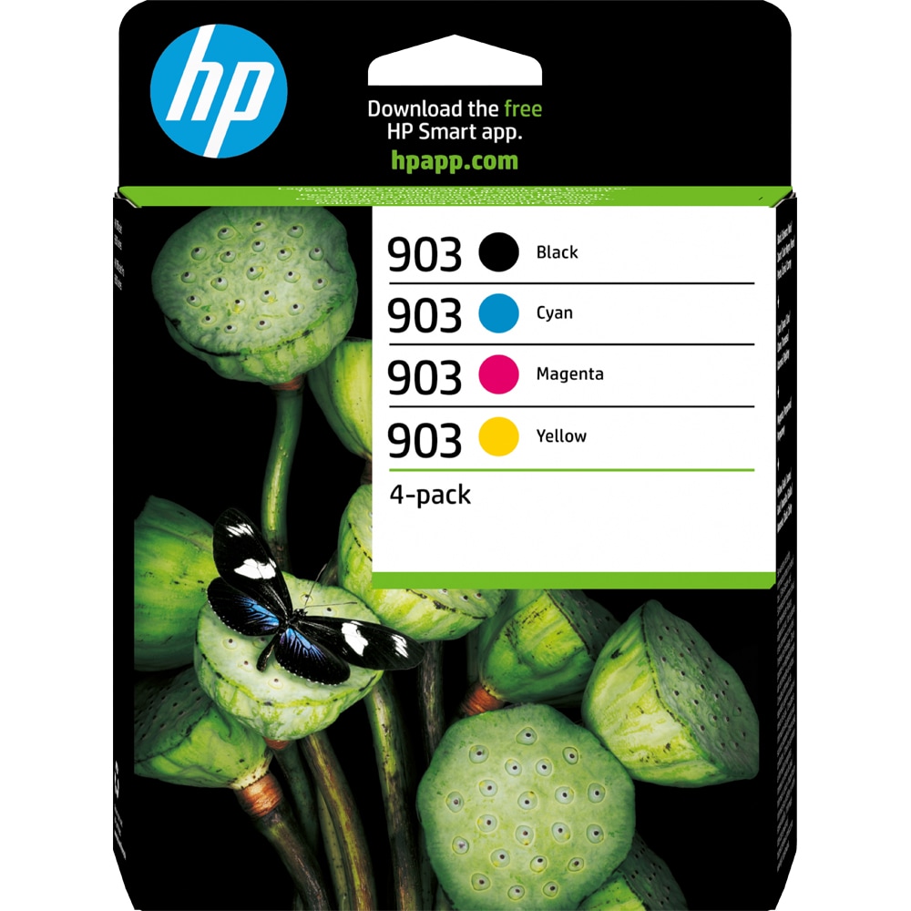 Pachet 4 cartuse originale HP 903 (6ZC73AE), negru/cyan/magenta/galben