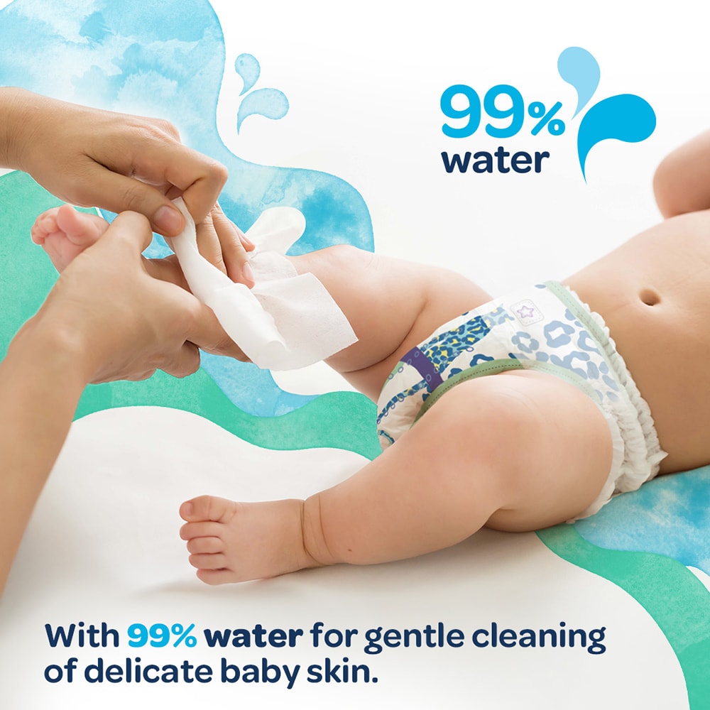 Servetele umede PUFIES Clean Care, 12 pachete, 768 buc