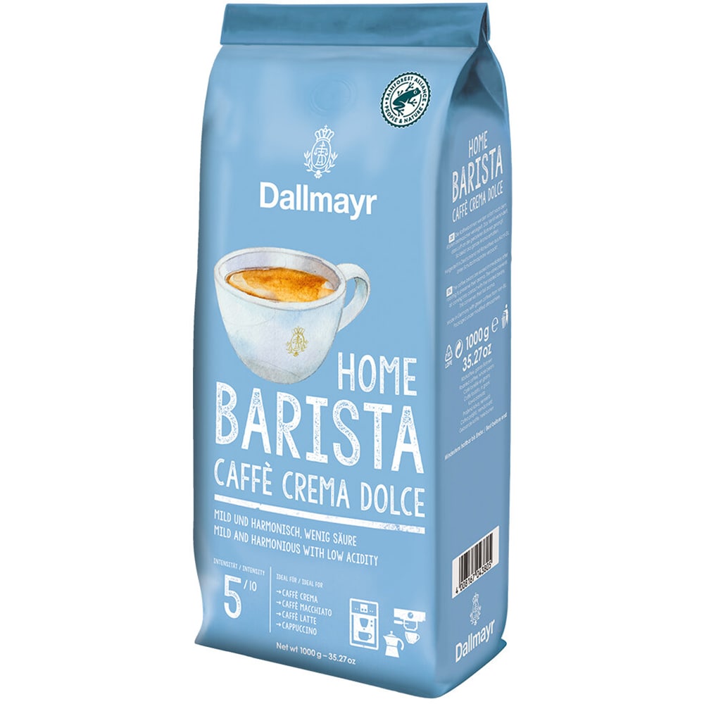 Cafea boabe DALLMAYR Home Barista Crema Dolce, 1000g