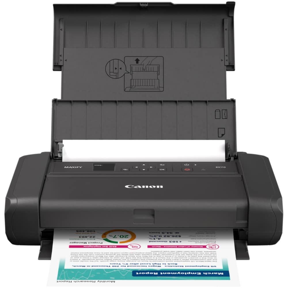 Imprimanta inkjet color CANON Maxify BX110, A4, USB, Wi-Fi