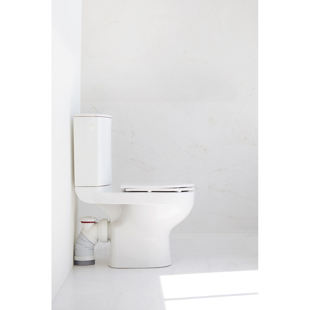 Racord WC antivacuum 2in1 WIRQUIN Air Connect 70725181, polipropilena, 260-475 mm, alb