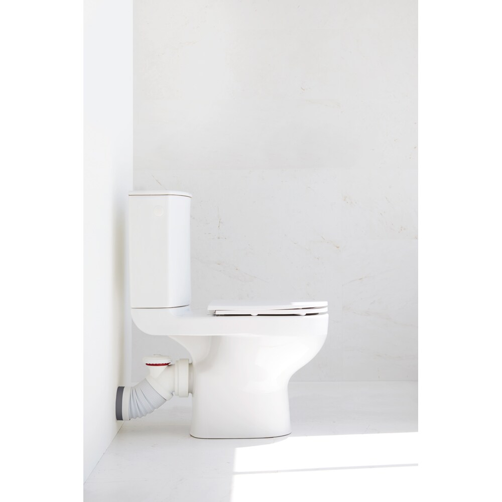 Racord WC antivacuum 2in1 WIRQUIN Air Connect 70725181, polipropilena, 260-475 mm, alb