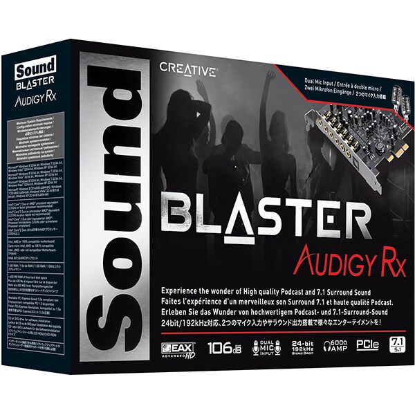 Placa de sunet CREATIVE Audigy RX 70SB155000001, 7.1, PCI