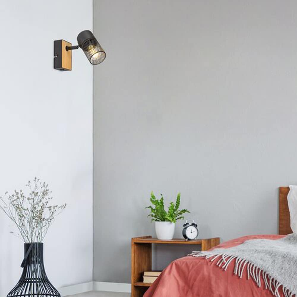 Plafoniera RABALUX Metta, E14, 1x40W, IP20, negru