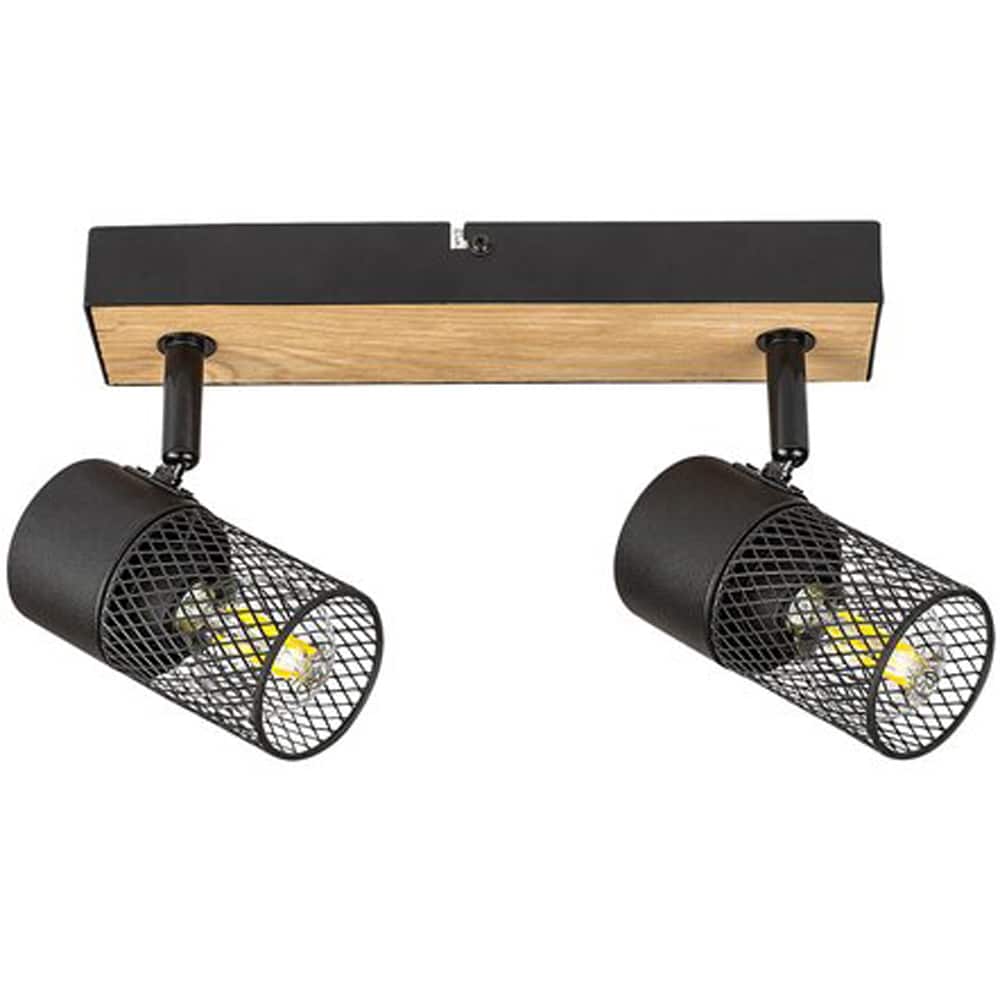 Plafoniera RABALUX Metta, E14, 2x40W, IP20, negru
