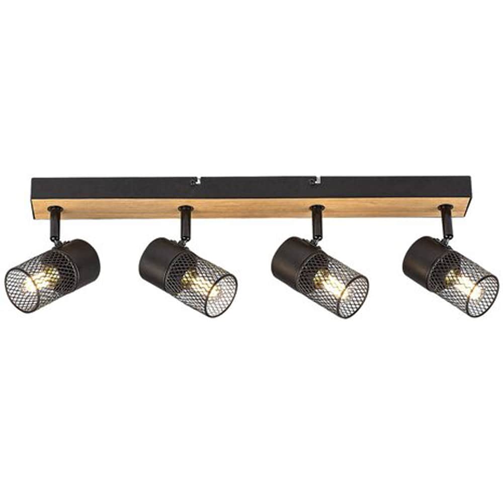 Plafoniera RABALUX Metta, E14, 4x40W, IP20, negru