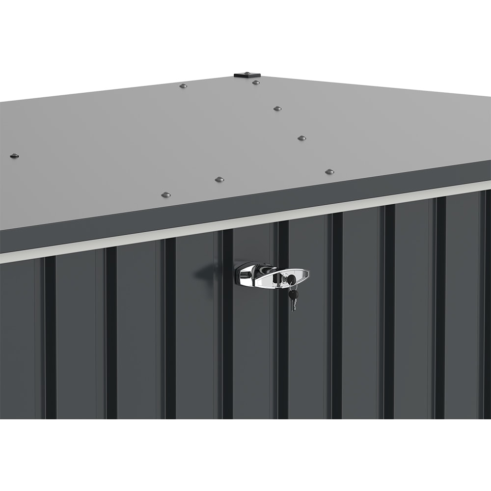 Lada depozitare gradina DURAMAX DH 1.9 1450 L, otel, 195 x 95 x 94.47 cm, antracit