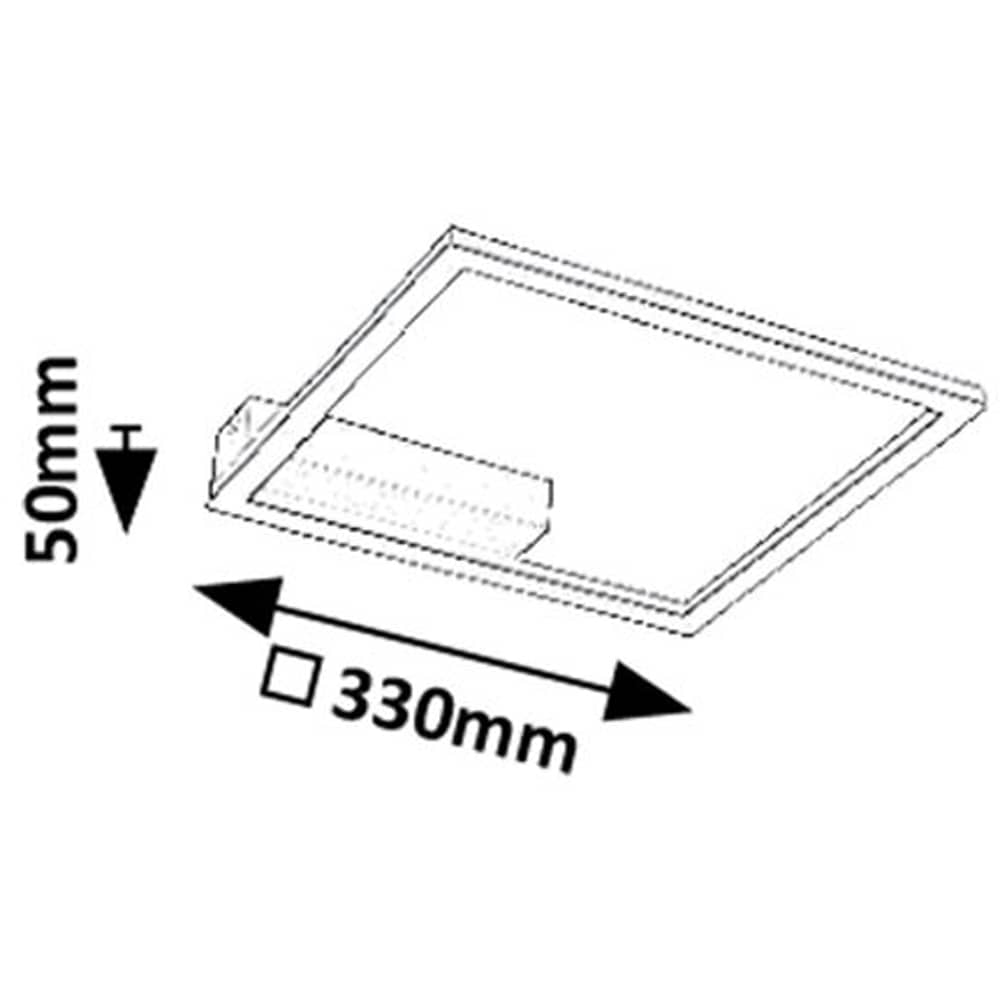 Plafoniera RABALUX Heleth, 24W, 2060lm, 3000K, IP20, negru