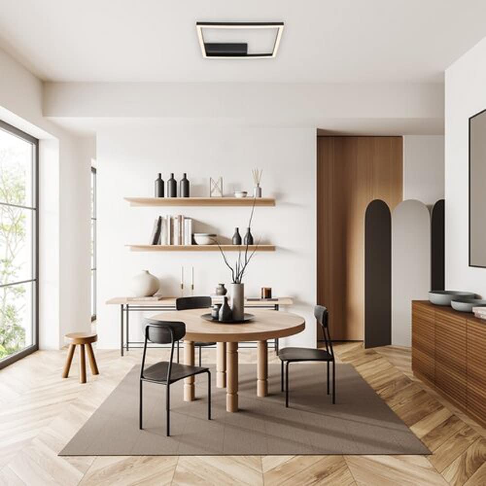 Plafoniera RABALUX Heleth, 24W, 2060lm, 3000K, IP20, negru