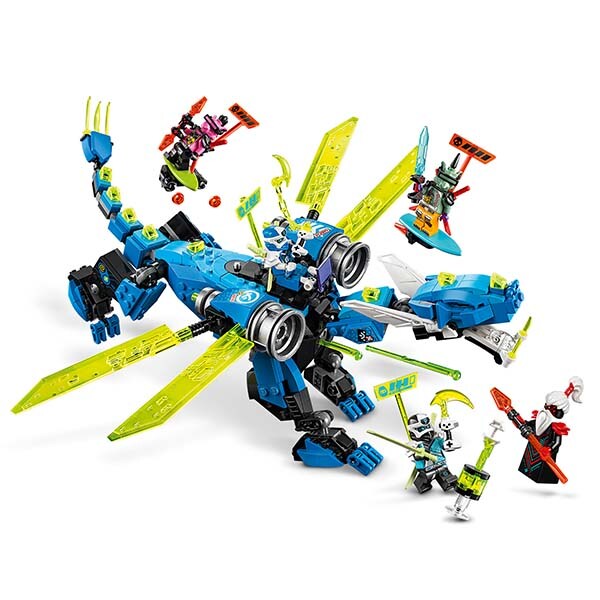LEGO Ninjago: Dragonul cibernetic al lui Jay 71711, 8 ani+, 518 piese