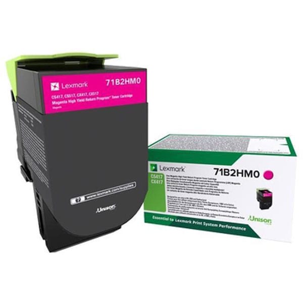 Toner original LEXMARK XL 71B2HM0 CS31/41/51X Return Program, magenta