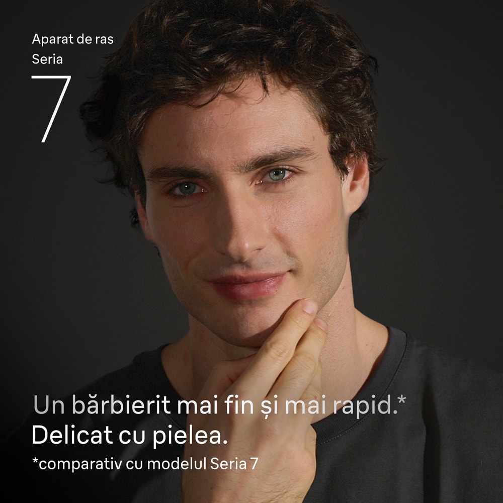 Aparat de ras BRAUN Series 7 72-G1200S, acumulator, autonomie 60 min, gri