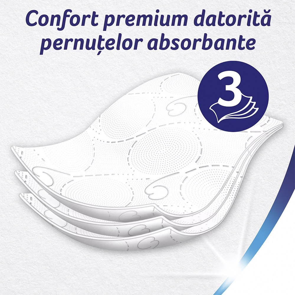 Hartie igienica ZEWA Deluxe Delicate Care, 3 straturi, 16 role