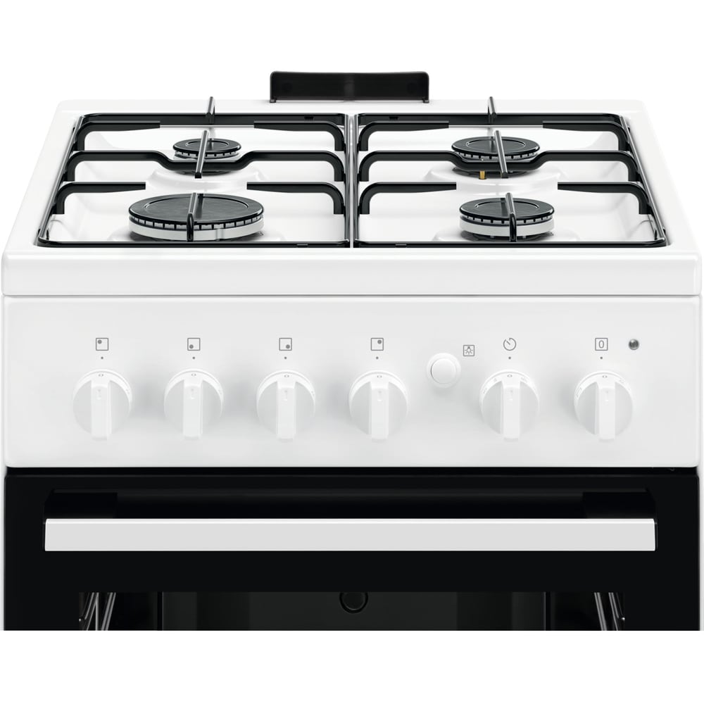 Aragaz ELECTROLUX LKG504012W, 4 arzatoare, Gaz, L 50 cm, Grill, Rotisor, alb