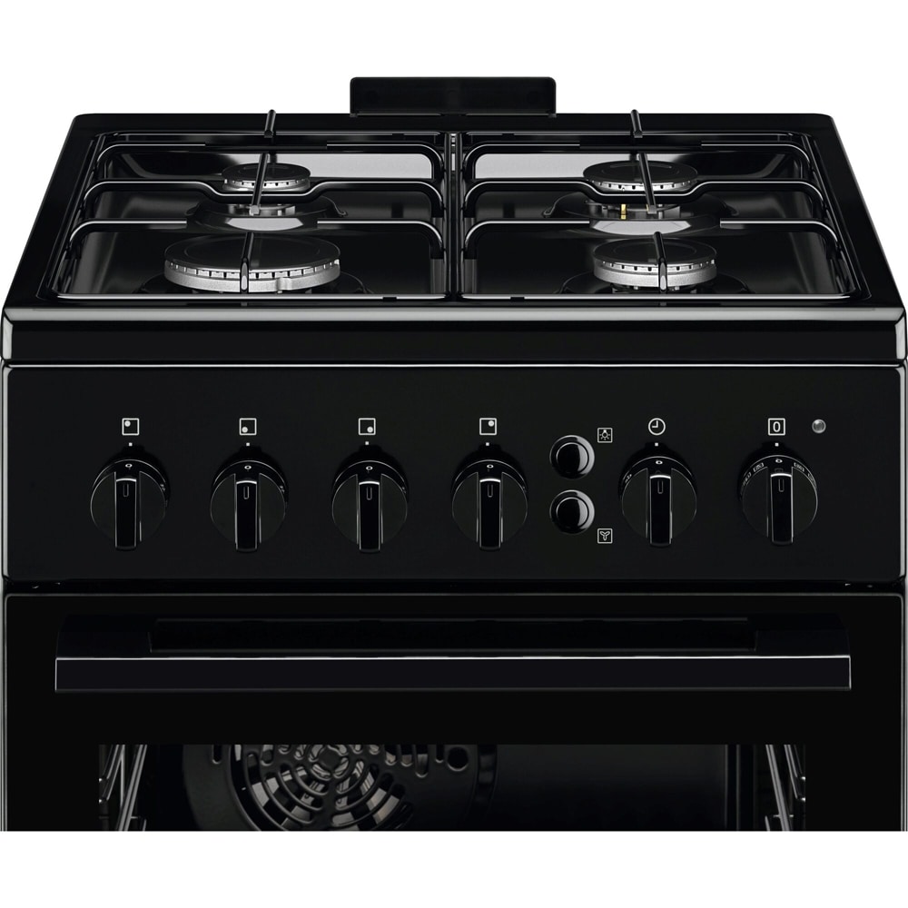 Aragaz ELECTROLUX LKG504022K, 4 arzatoare, Gaz, L 50 cm, Grill, negru