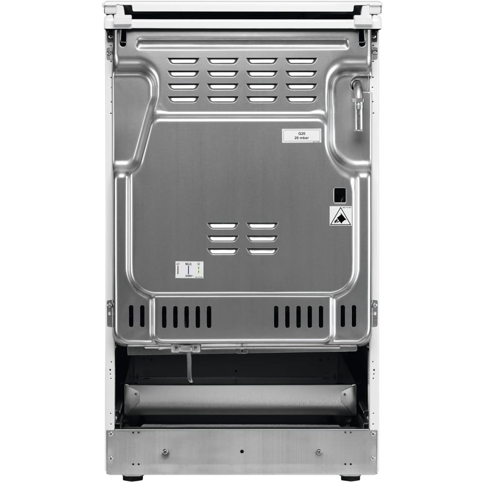 Aragaz ELECTROLUX LKK560228X, SteamBake, AirFry, 4 arzatoare, Gaz + Electric, L 50 cm, Grill, inox