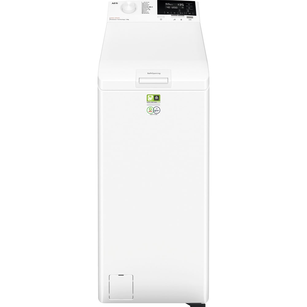 Masina de spalat rufe verticala AEG LTR6G363E Seria 6000, 6 kg, 1300rpm, Clasa A, alb