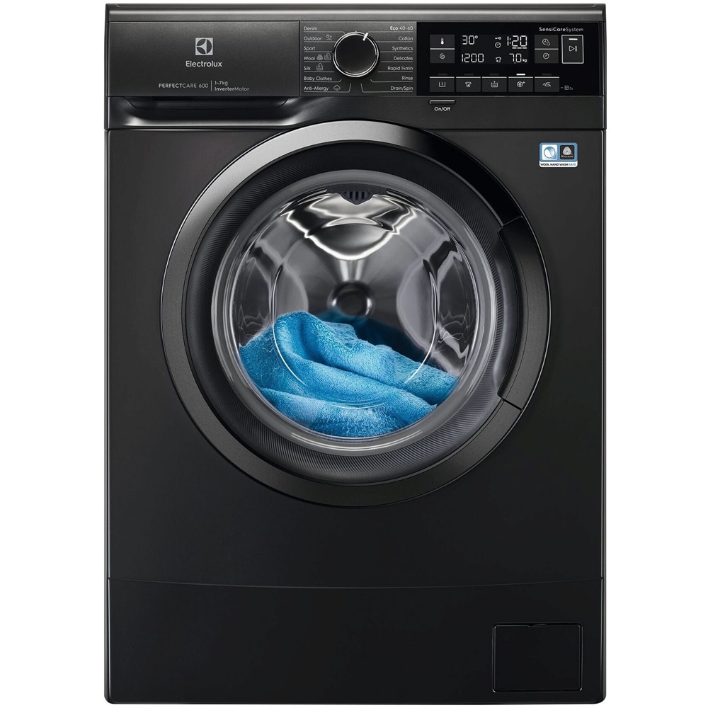 Masina de spalat rufe frontala slim ELECTROLUX PerfectCare600 EW6SM327DE, 7 kg, 1200rpm, Clasa B, argintiu inchis
