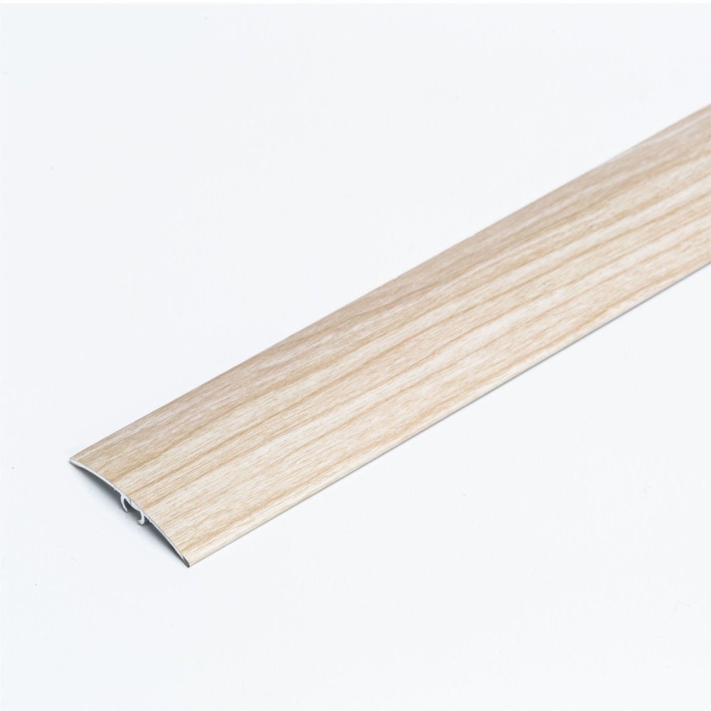 Prag trecere parchet Wood Class, 4.1 x 90 cm, aluminiu, frasin alb