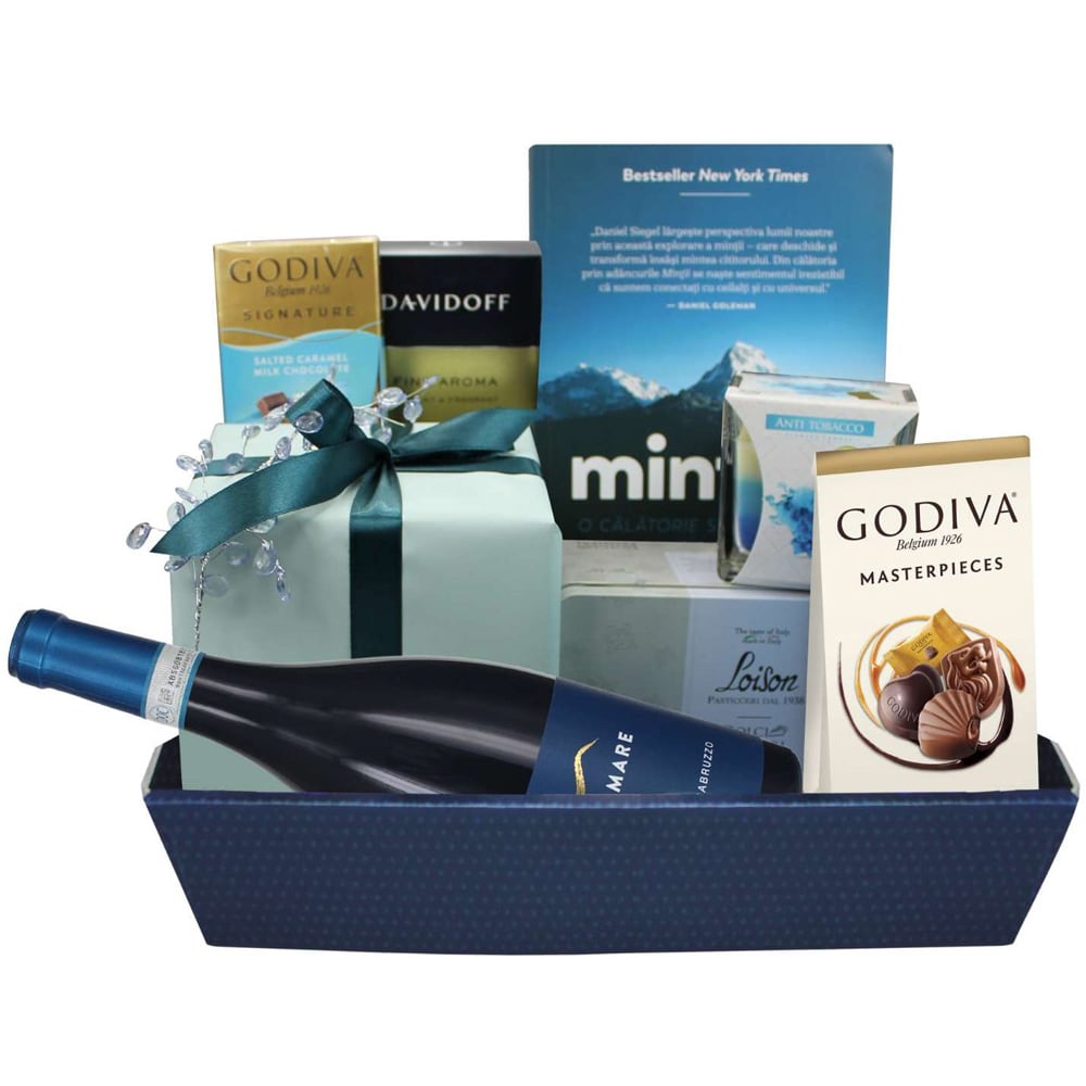 Cos cadou LUXURY BASKETS Fresh Blue 9FB