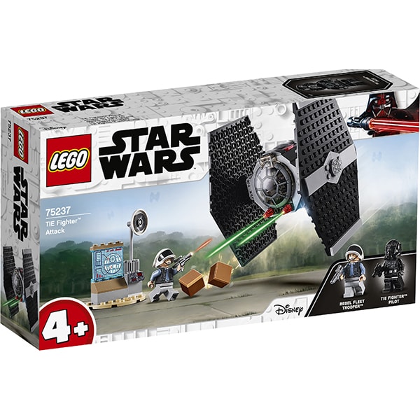 LEGO Star Wars: TIE Fighter - Atacul 75237, 4 ani+, 77 piese
