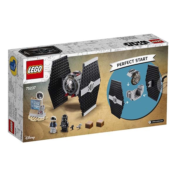 LEGO Star Wars: TIE Fighter - Atacul 75237, 4 ani+, 77 piese