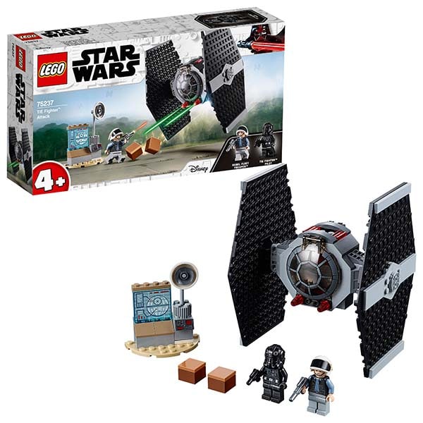 LEGO Star Wars: TIE Fighter - Atacul 75237, 4 ani+, 77 piese