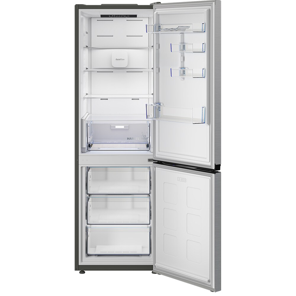 Combina frigorifica BEKO B5RCNA376HXB, No Frost, 370 l, H 186.5 cm, Clasa C, argintiu