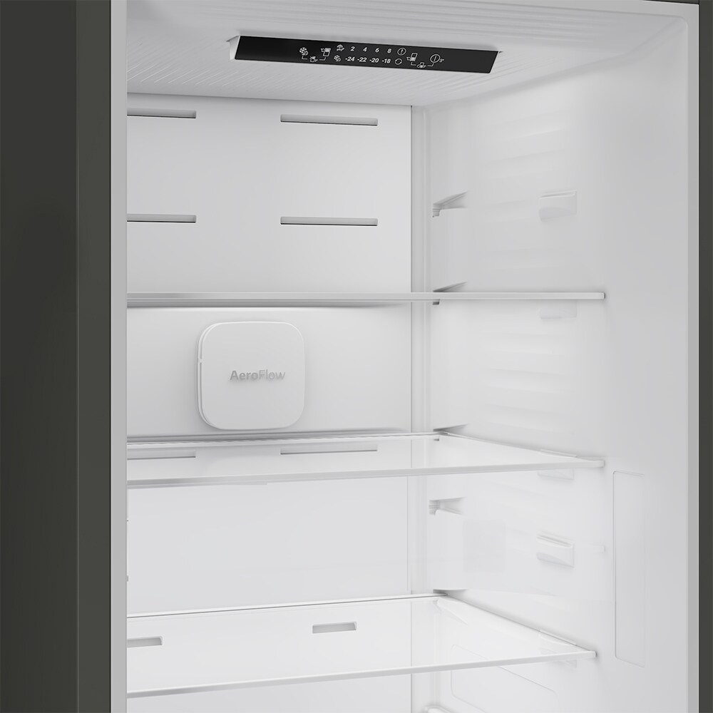 Combina frigorifica BEKO B5RCNA376HXB, No Frost, 370 l, H 186.5 cm, Clasa C, argintiu