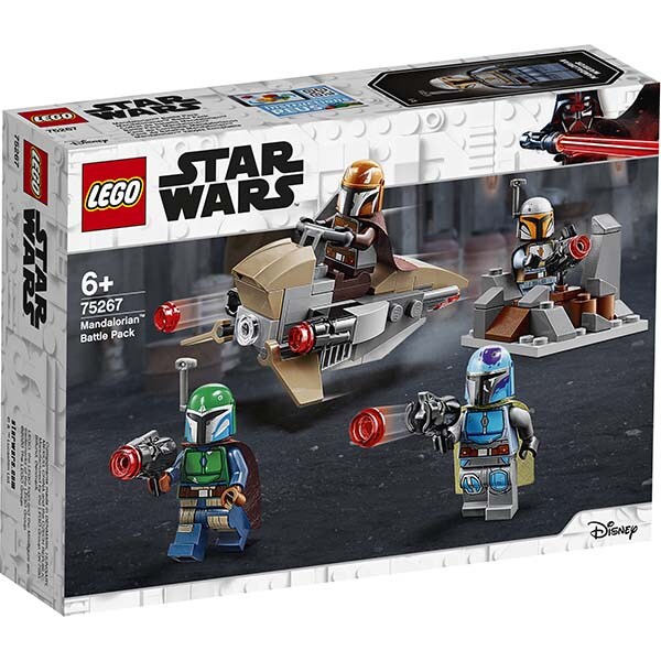 LEGO Star Wars: Pachet de lupte Mandalorian 75267, 6 ani+, 102 piese