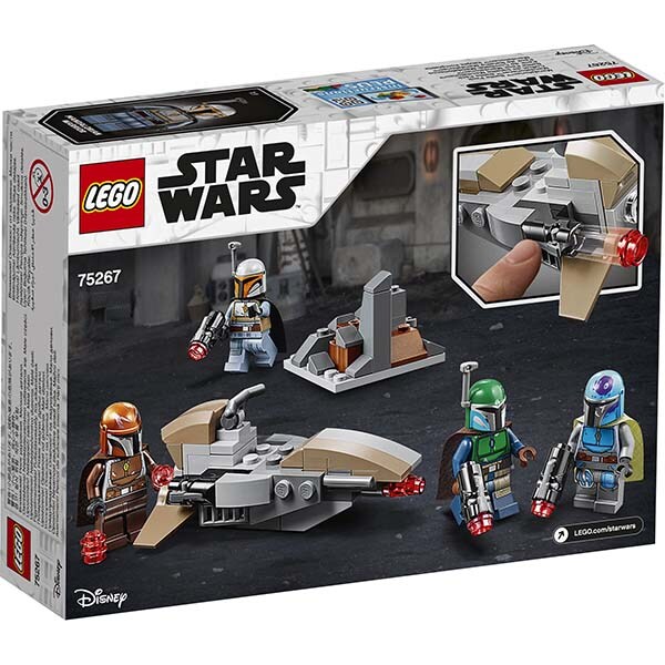 LEGO Star Wars: Pachet de lupte Mandalorian 75267, 6 ani+, 102 piese
