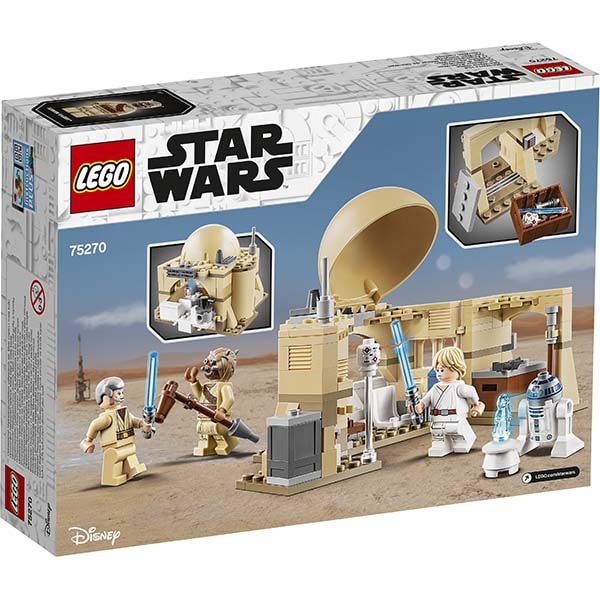 LEGO Star Wars: Coliba lui Obi-Wan 75270, 7 ani+, 200 piese
