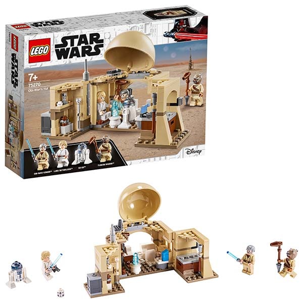 LEGO Star Wars: Coliba lui Obi-Wan 75270, 7 ani+, 200 piese