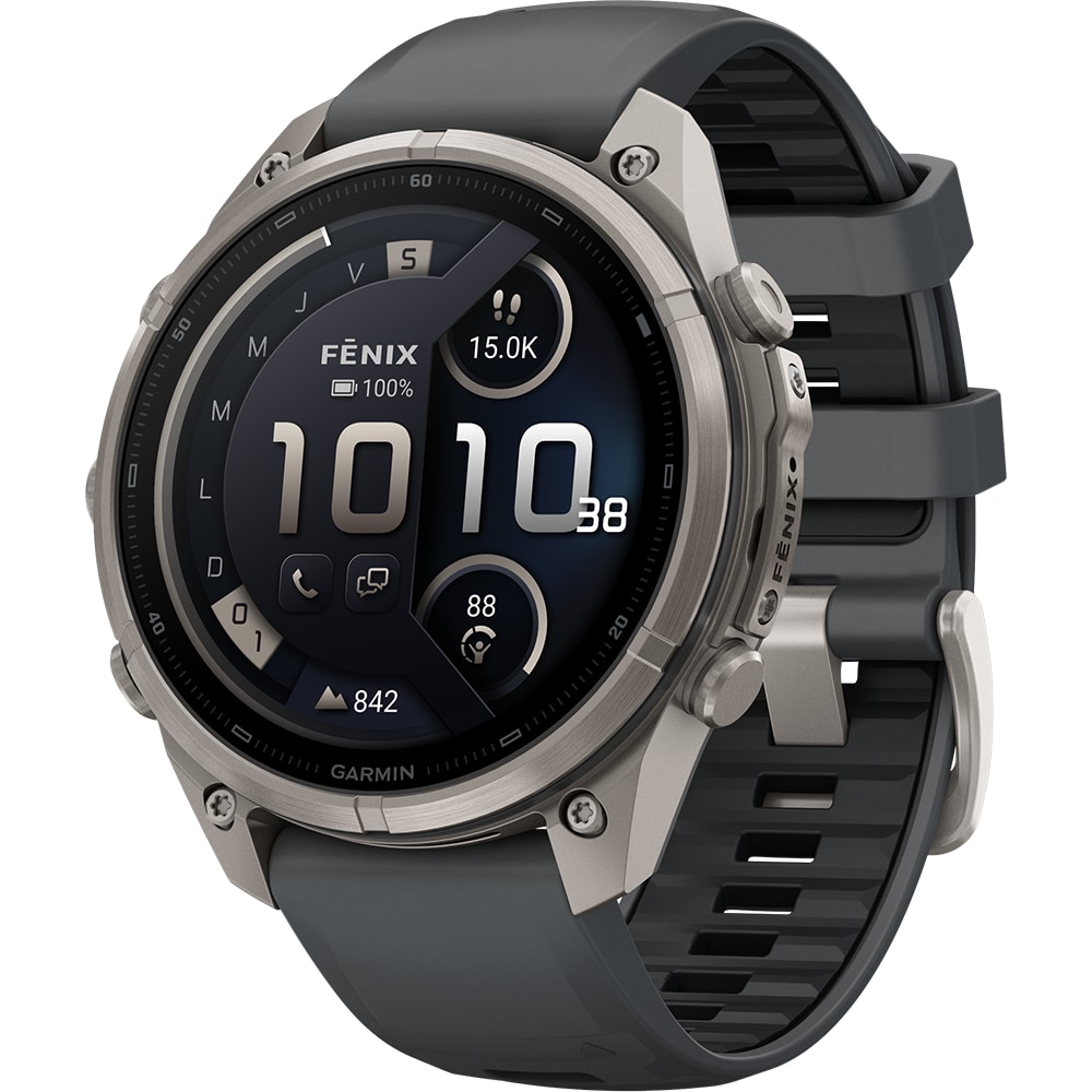 Smartwatch GARMIN Fenix 9 Pro, 47mm, AMOLED, InReach, Android/iOS, Sapphire, Titan, Gray/Dark Sandstone