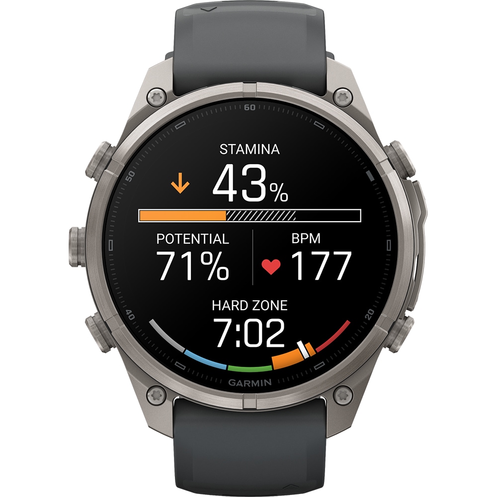 Smartwatch GARMIN Fenix 9 Pro, 47mm, AMOLED, InReach, Android/iOS, Sapphire, Titan, Gray/Dark Sandstone