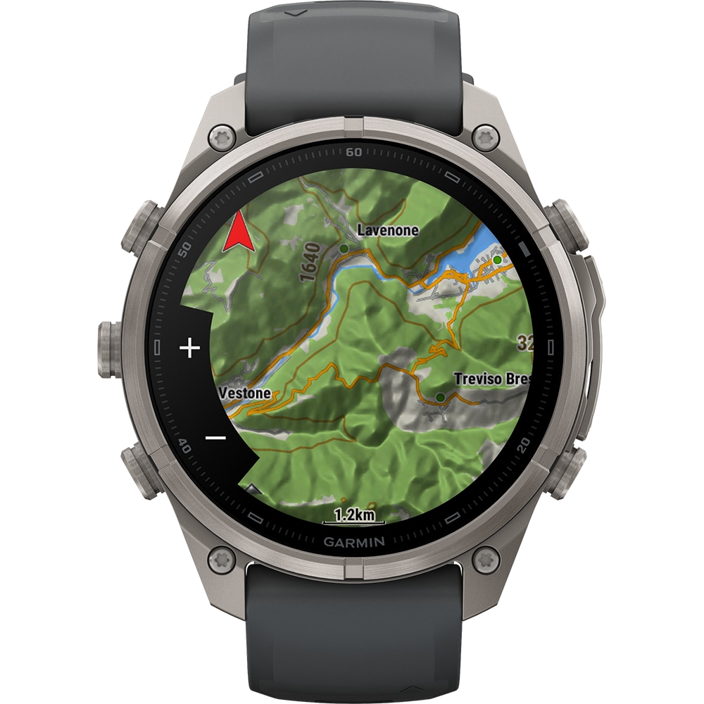 Smartwatch GARMIN Fenix 9 Pro, 47mm, AMOLED, InReach, Android/iOS, Sapphire, Titan, Gray/Dark Sandstone