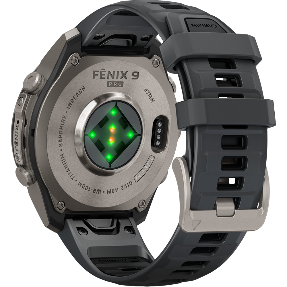Smartwatch GARMIN Fenix 9 Pro, 47mm, AMOLED, InReach, Android/iOS, Sapphire, Titan, Gray/Dark Sandstone
