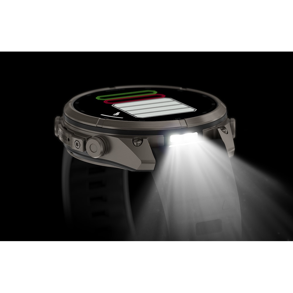 Smartwatch GARMIN Fenix 9 Pro, 47mm, AMOLED, InReach, Android/iOS, Sapphire, Titan, Gray/Dark Sandstone