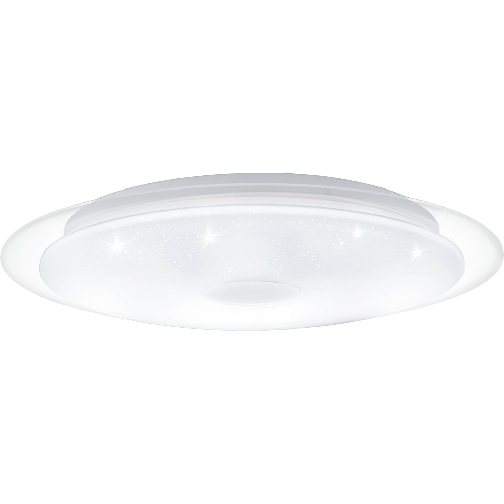 Plafoniera LED EGLO 75534, 18.8W, 2500lm, lumina calda, IP20, alb, crom