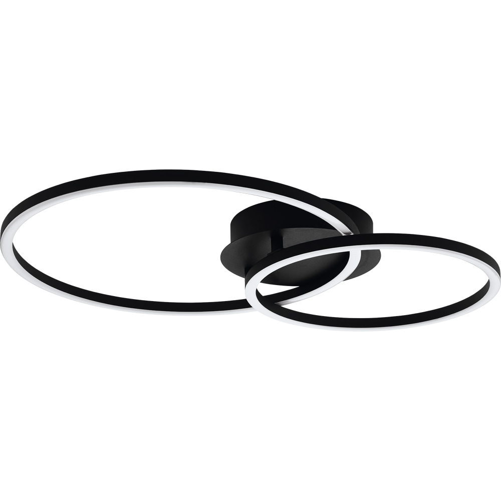 Plafoniera LED EGLO 75554, 1 x 12 ; 1 x 10W, 1600lm, lumina calda, IP20, alb