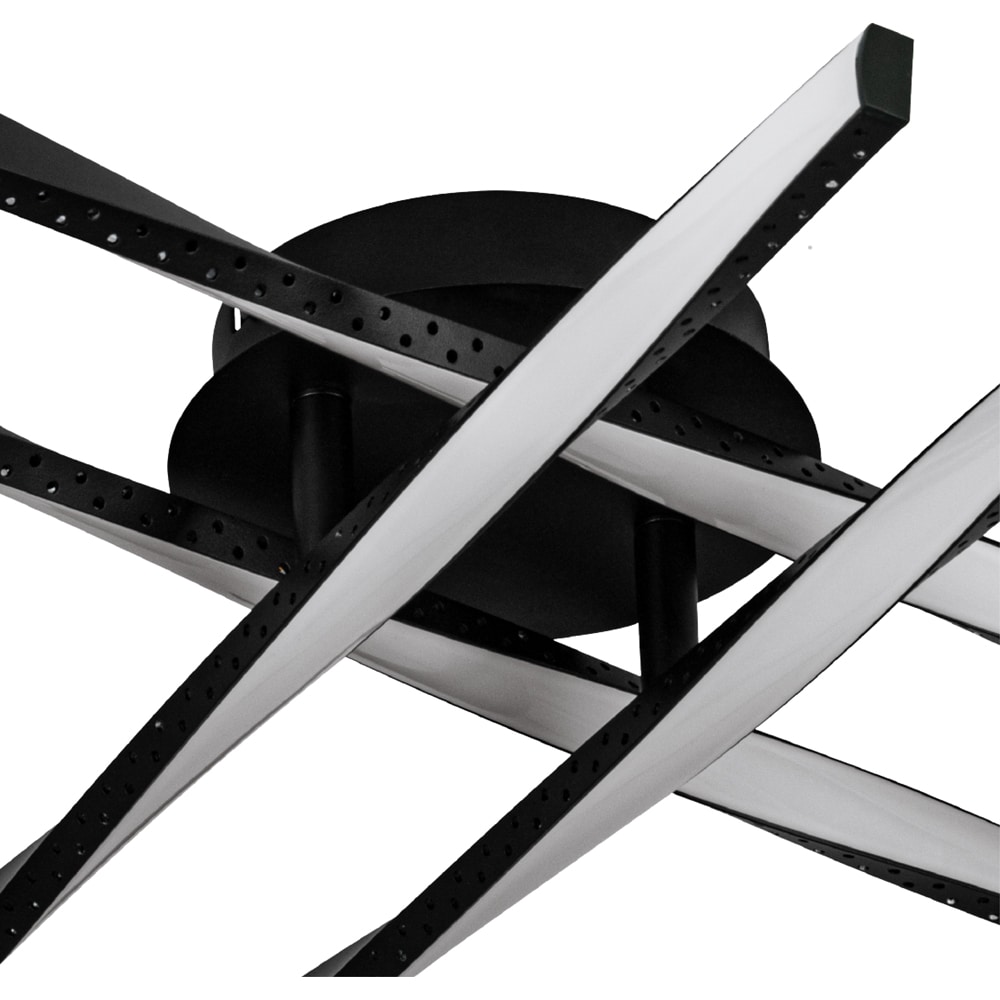 Plafoniera EGLO Adeje, LED, 19W, 2600lm, 3000K, negru