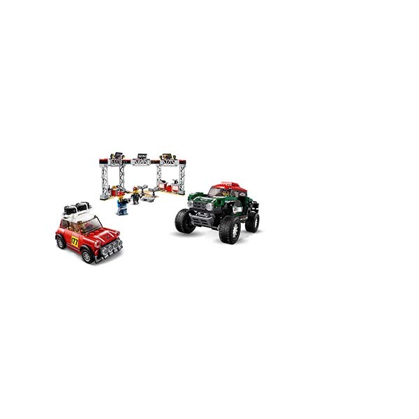 LEGO Speed Champions: 1967 Mini Cooper S Rally si automobil sport 2018 MINI John Cooper Works 75894, 8 ani+, 481 piese