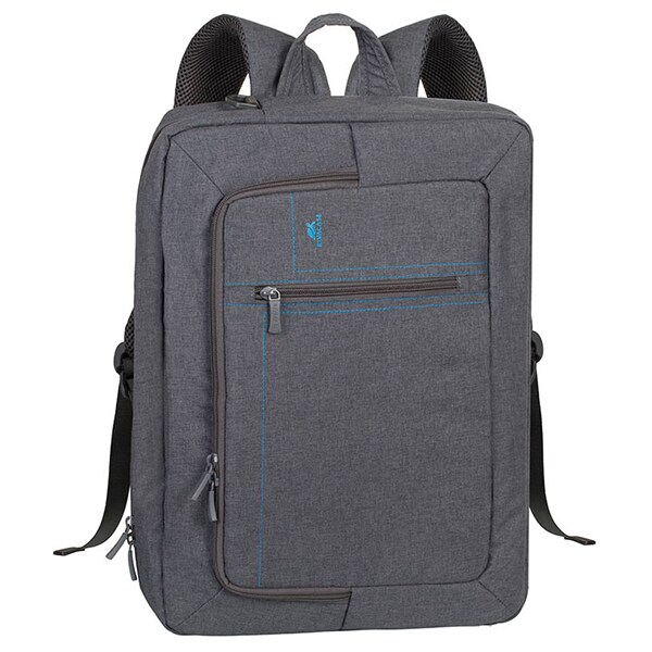 Geanta/Rucsac laptop RIVACASE 7590, 16", poliester, gri